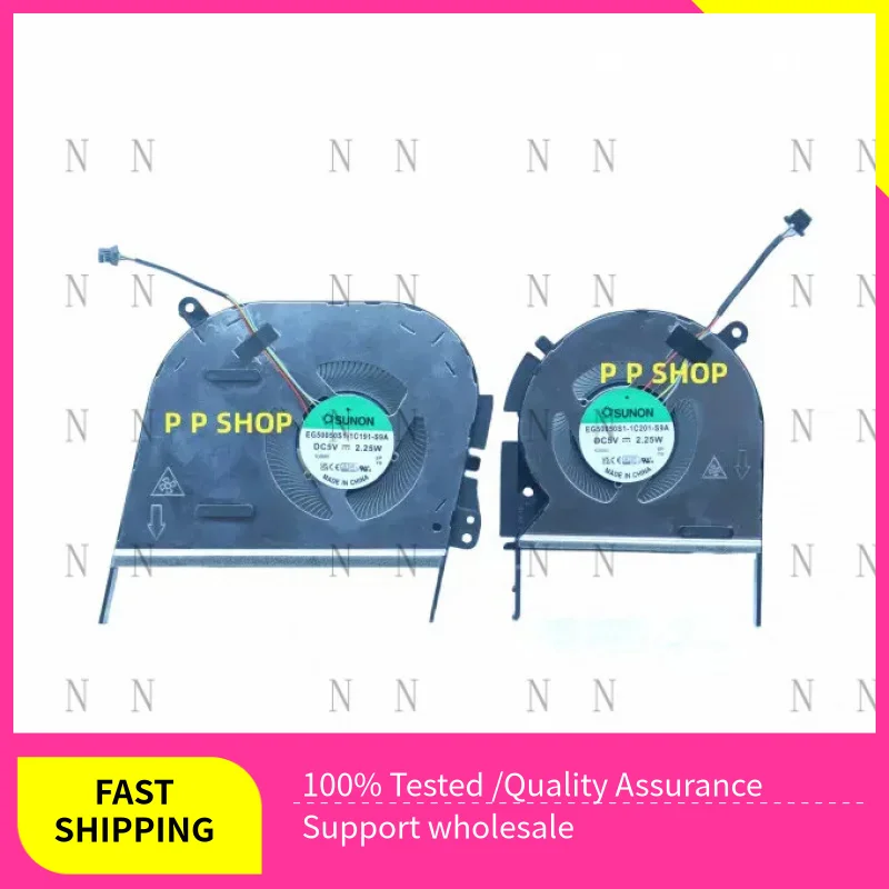 YJJ  CPU GPU Cooling Fan for ASUS Pro16X OLED N7600 M7600Q N7600Z 15 M3500Q M3500