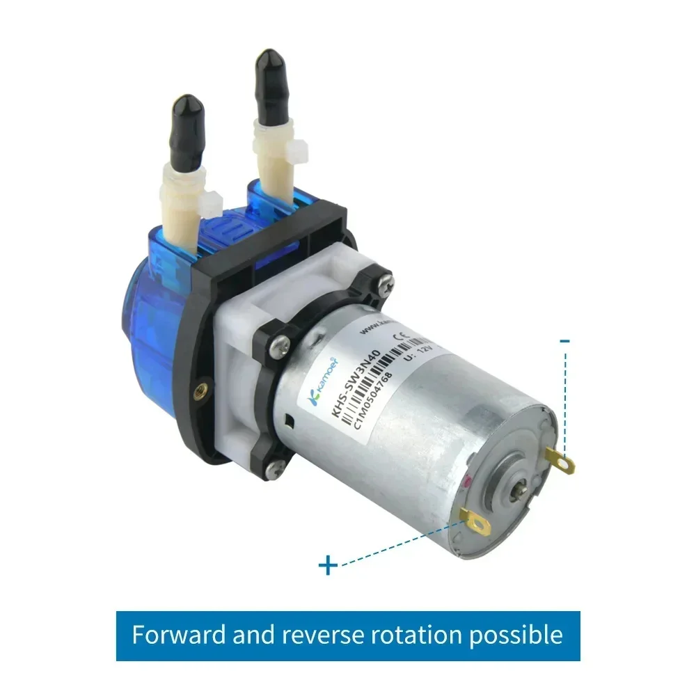 12V 24V DC Motor High Flow Self-priming Pump For Liquid Transfer Dosing Pump Kamoer KHS Mini Peristaltic Pump