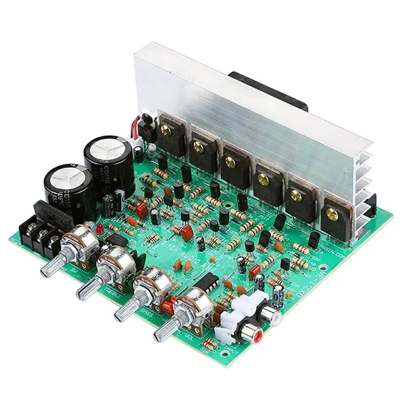 

Easy Installation 2.1 Channel Audio Amplifier Board For Speakers, Speaker DIY Power Amplifier Board Subwoofer Accessory