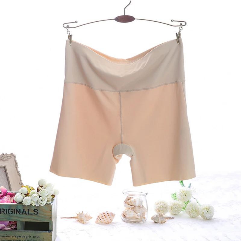 3PCS/set Plus Size Shorts Fashion Safety Short Pants Seamless Ice Silk Panties Shorts Under the Skirt Underwear for Women Summer