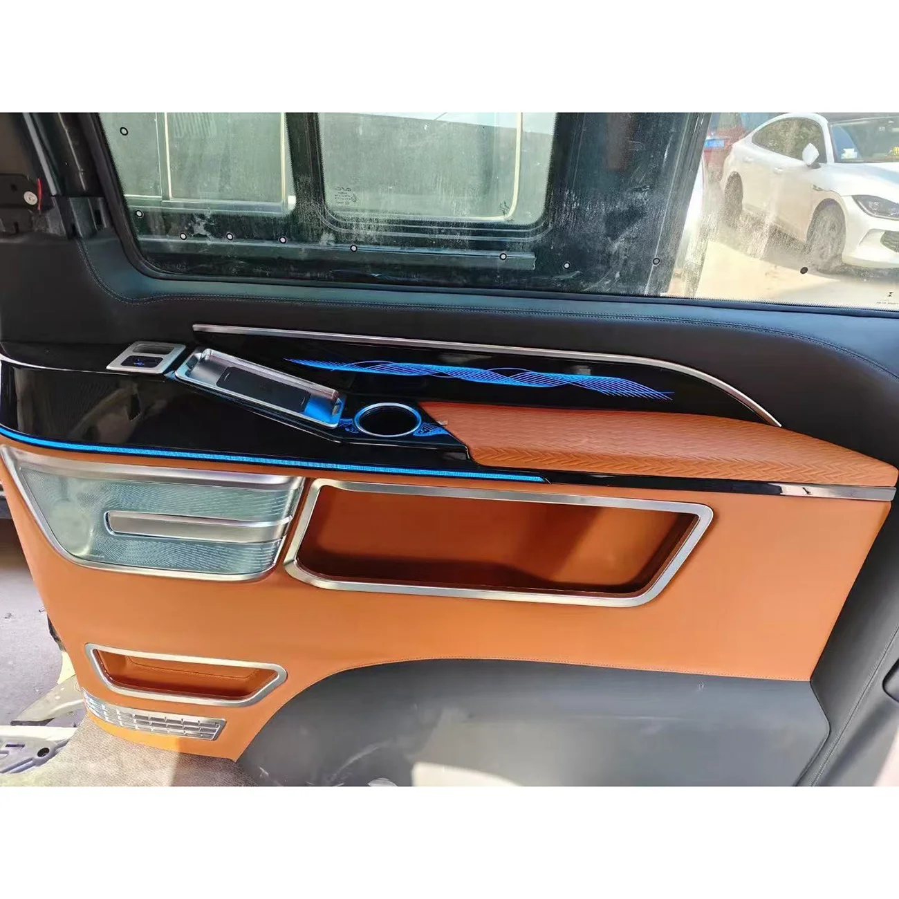 Full  Mold Modular Installation Chrome Trim Customized Side Wall Door Panel for Mercedes v Class Vito W447