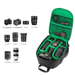 Mochila multifuncional para cámara de vídeo Digital DSLR, bolsa impermeable para cámara de fotos al aire libre, caja para Nikon/Canon/DSLR