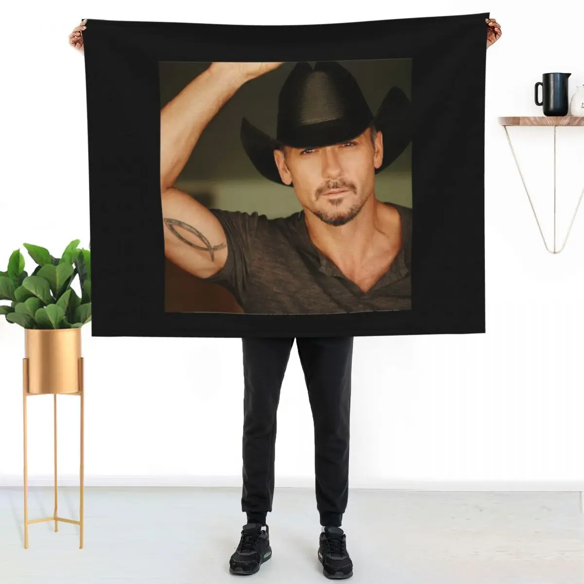 

mcgraw tim Throw Blanket Multi Purpose Soft Warm Blanket for Home Travel