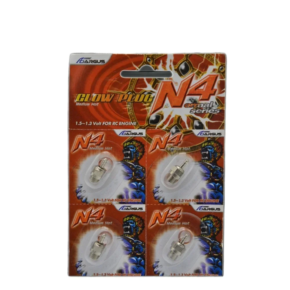 NF ARGUS N4 Spark Plug for Methanol Engines Remote Control Model Airplane Engines Model Spark Plug Accessories