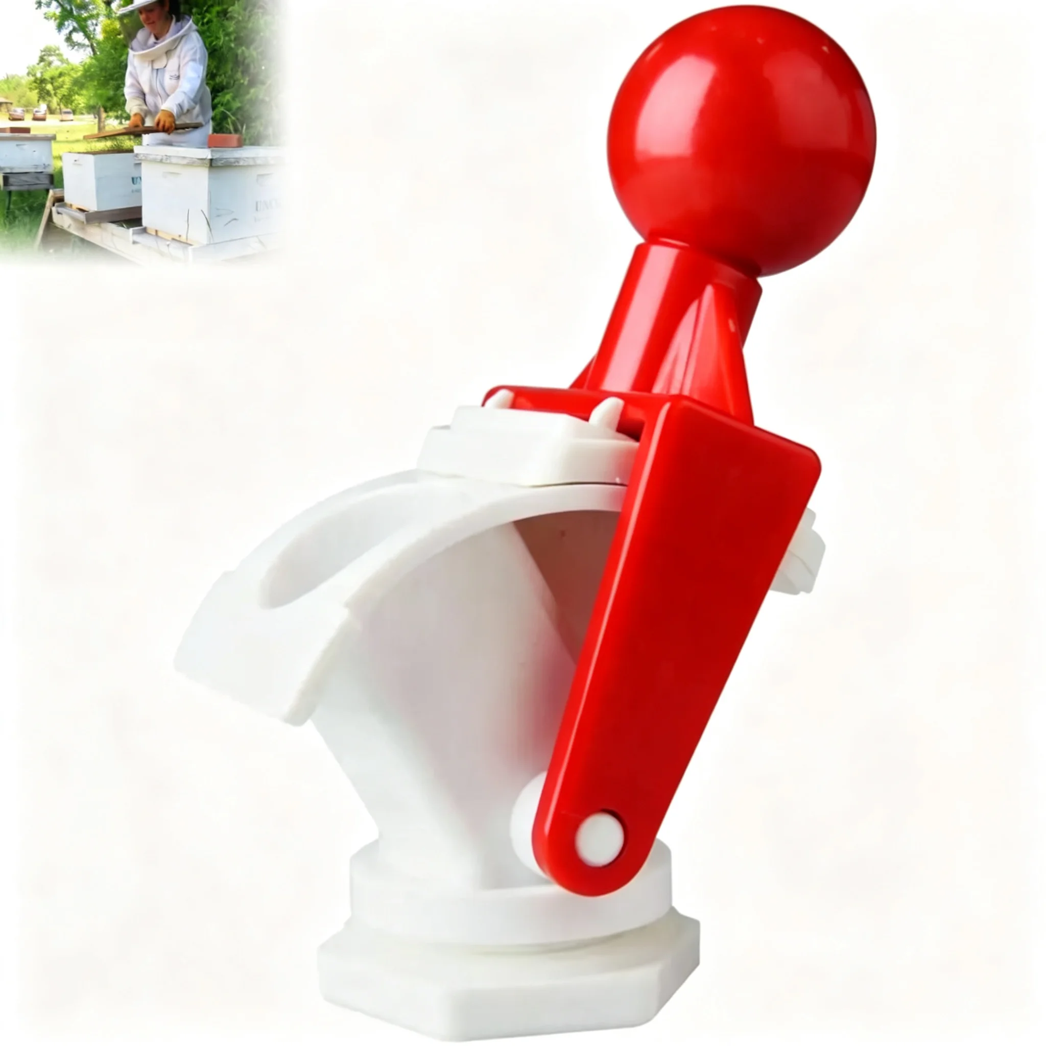 Honey Extractor Gate Controlled Valve Head Portable Honey Flow Honey Shaker Extractor Honeycomb Equipment Beekeeping Tools
