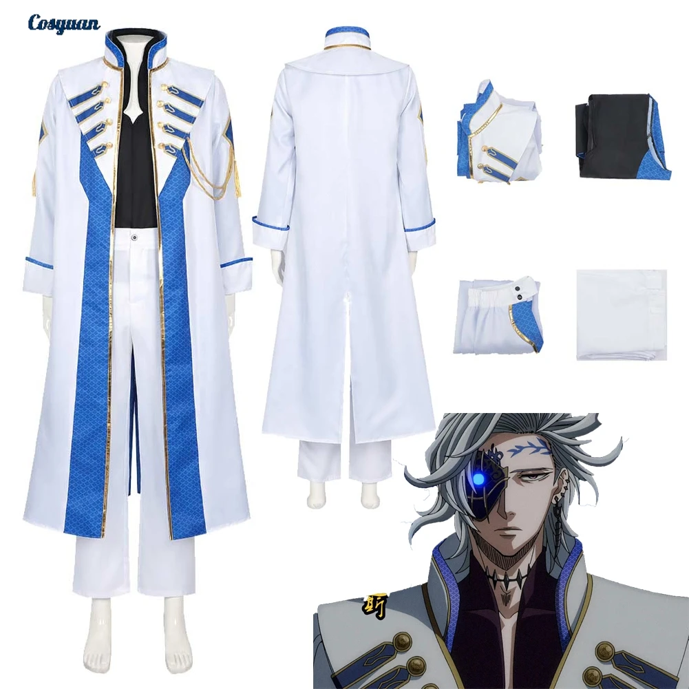 

Anime Record of Ragnarok Cosplay Hades Top Pants Cloth Men Party Disguise Roleplay Halloween Male Costume Carnival Outfits Suits