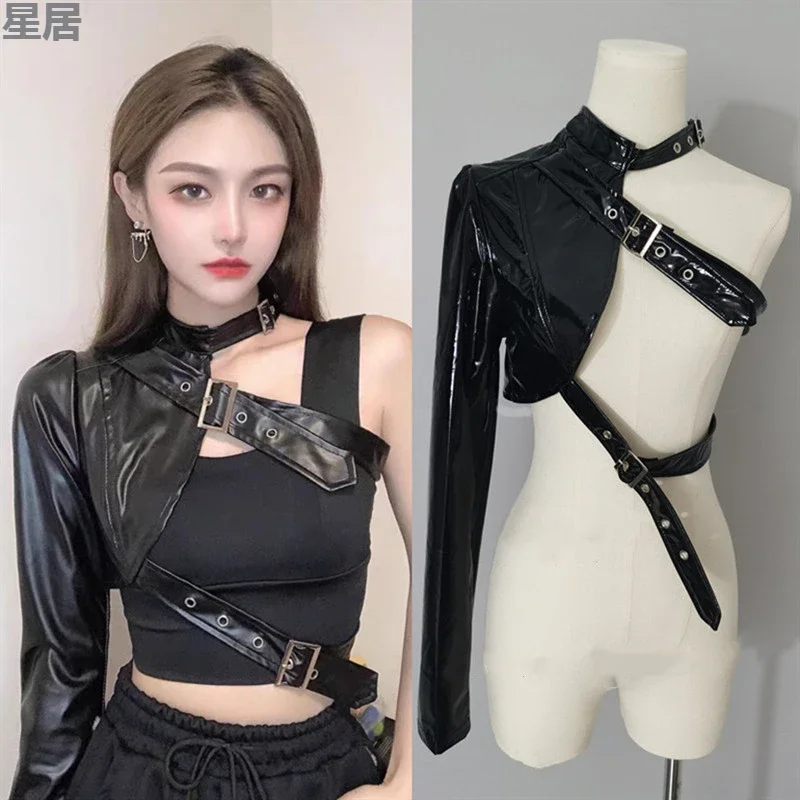 

Kpop Women Group Y2k Clothes Club Sexy Jazz Dancing Crop Tops Stage Costume Slim Shorts Festival Outfits Hot Girl Dancer Outfits