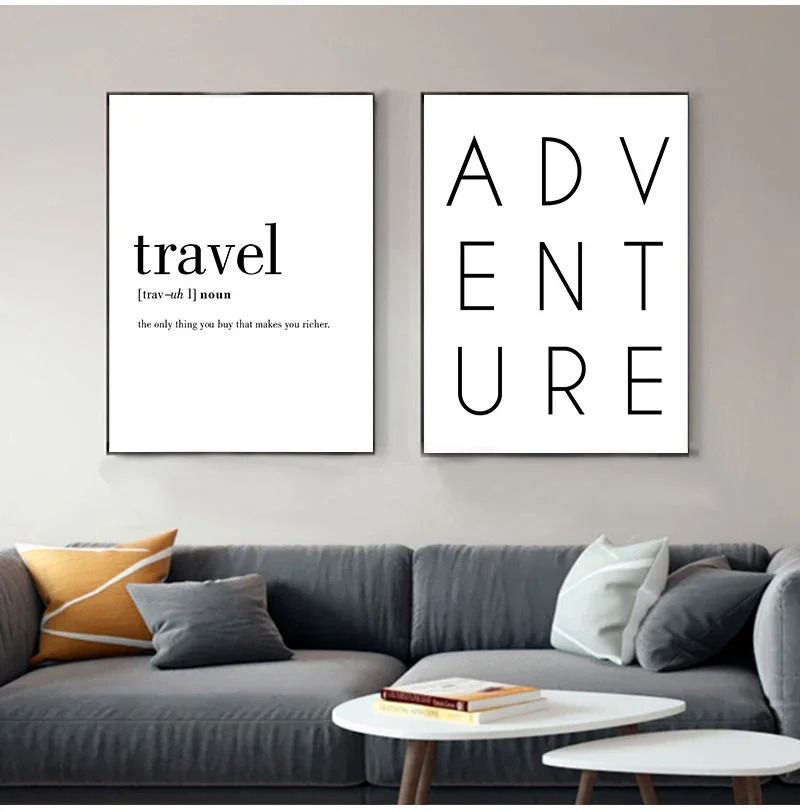 AIRPORT BOARD Destination Board Posters and Prints , Travel Board Quote Art Canvas Painting Pictures Honeymoon Travel Decoration