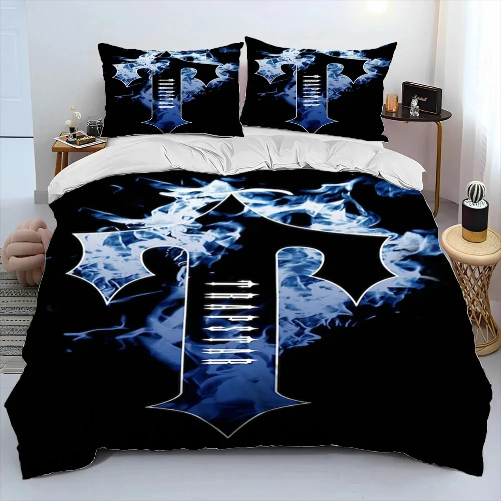 

Trapstar London Popular Fashion Comforter Bedding Set,Duvet Cover Bed Set Quilt Cover Pillowcase,King Queen Size Bedding Set Boy