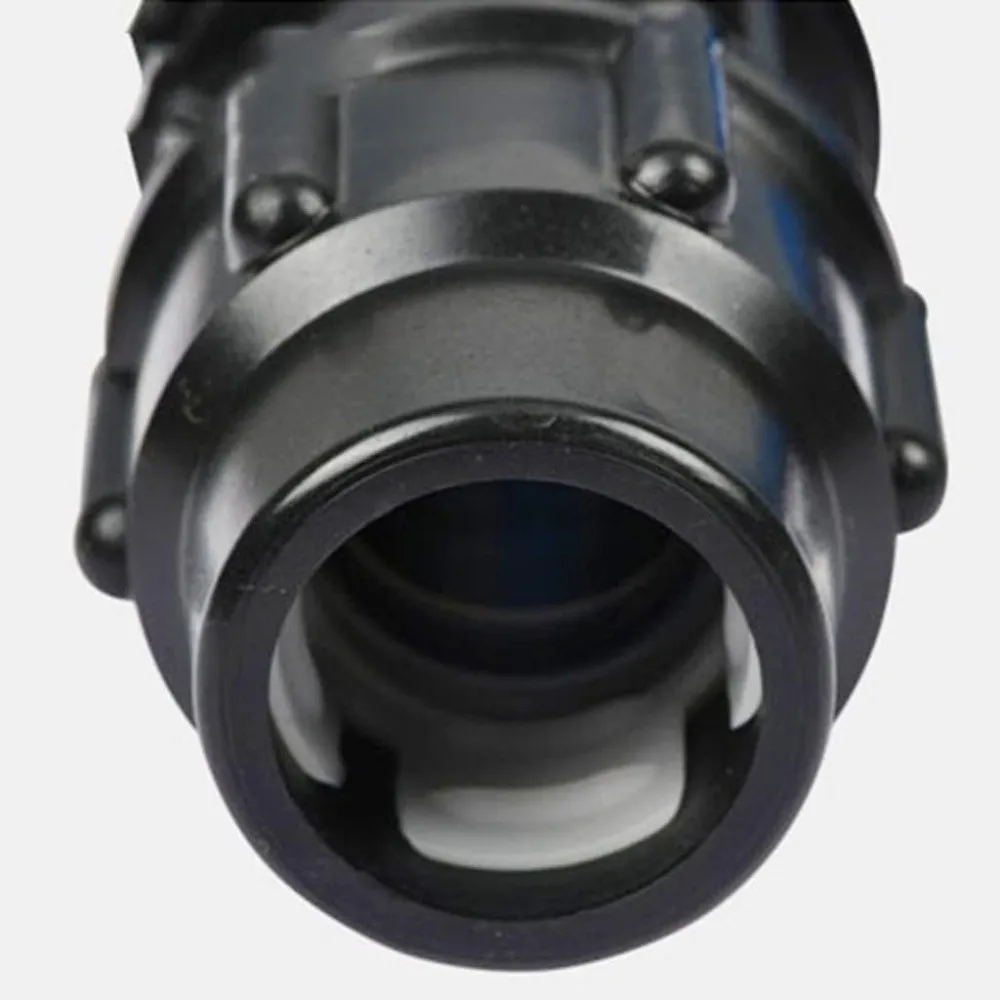New Compression PE Quick Connector Poly 20mm 25mm 32mm Irrigation System Stop Tap HDPE Ball Valve Stopcock Valve Fittings