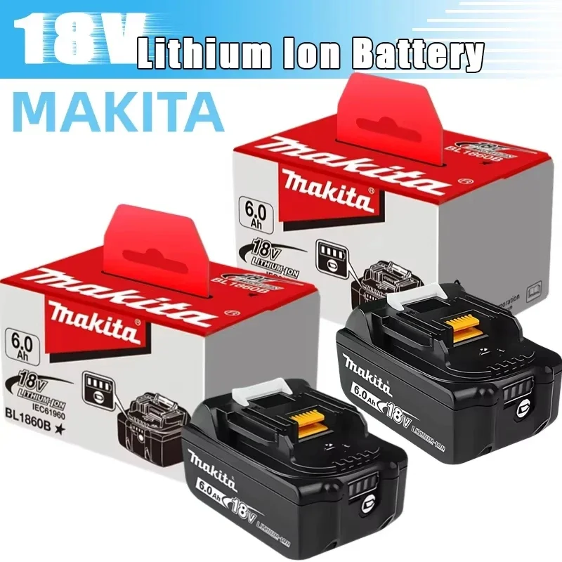 

NEW Original Makita 18V 6.0Ah battery, for Makita BL1830 BL1830B BL1840 BL1840B BL1850 BL1850B model power tools battery