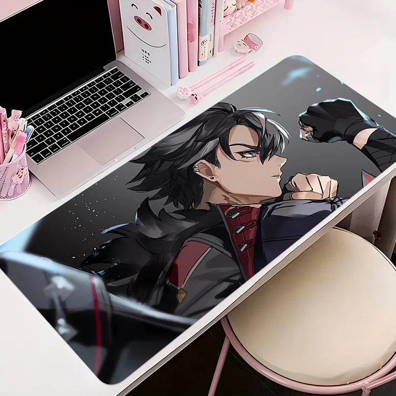 Muismat Kantoor PC Accessoires Toetsenbord Mat Anime Patroon Antislip Rubberen Muismat Gamer G-genshin Impact Wriothesley Bureaumat