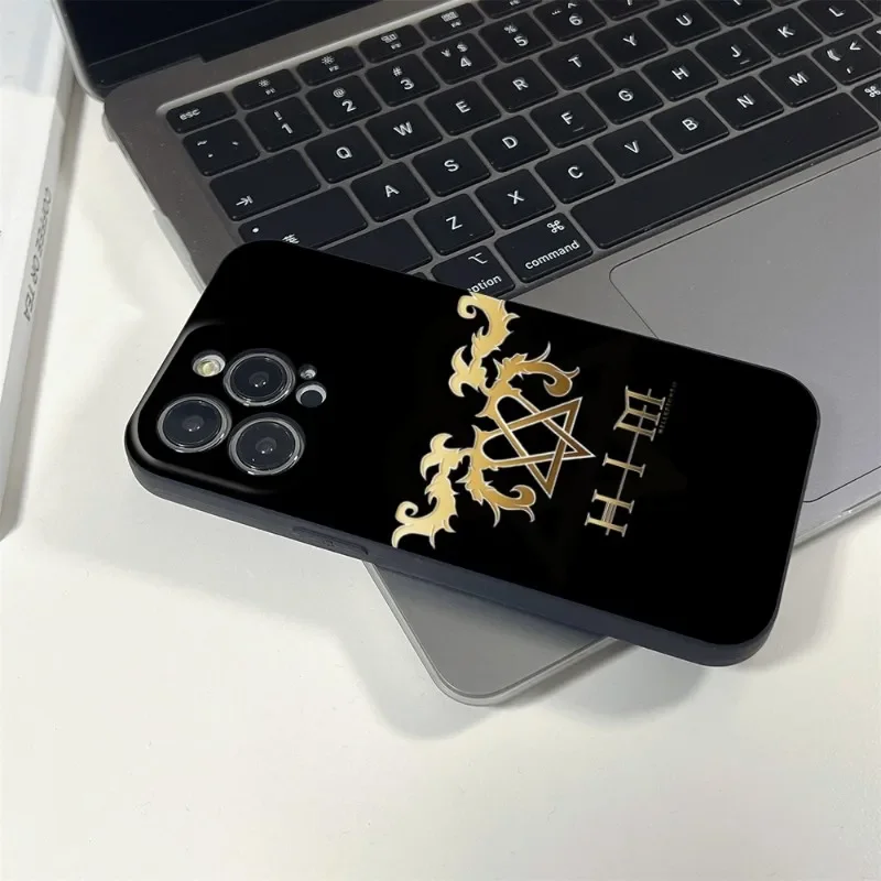 For Iphone 15 Him Ornate Heartagram Phone Case For Iphone 14 12 11 13 Pro Max Mini X XR XS 7 8 14 plus SE 2020 Soft Phone Covers