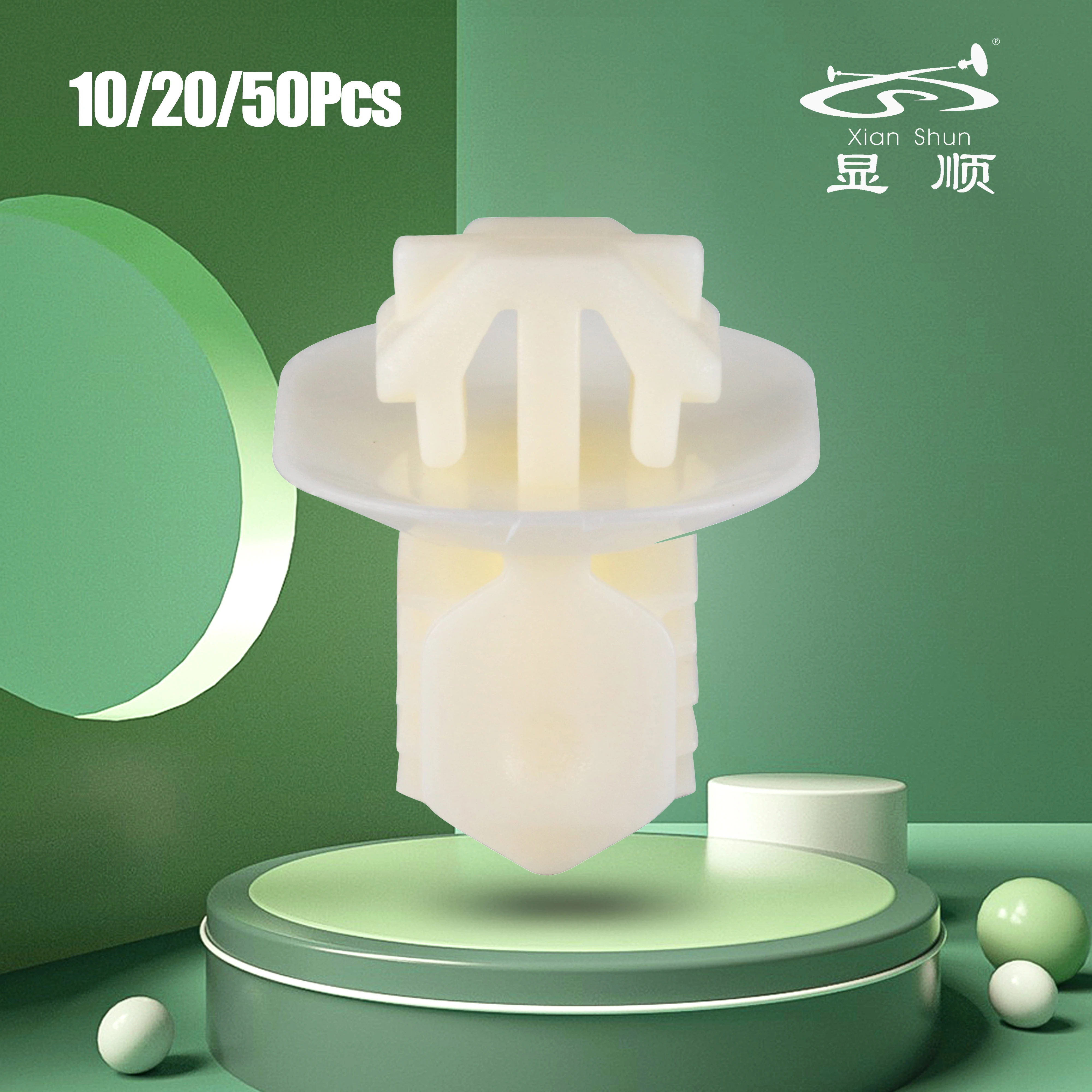 

10/20/50Pcs Yellow POM Tail Light Interior Replacement Parts Car Fastening Clips Car Accessories For VW 6N0867276