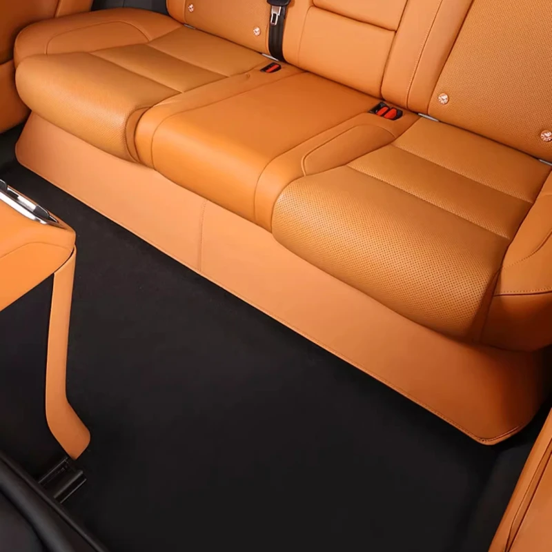 ل LEAPMOTOR C10 كرسي المقعد الخلفي من جلد الغزال وسادة حماية مضادة للركلة خاصة موردي الديكور ملحقات التعديل الداخلي