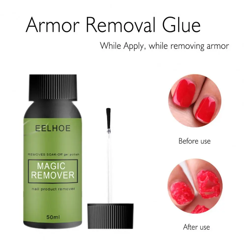 Magic Fast Remover Gel Esmalte, Soak Off Desengordurante para Camada de Manicure, Semi-permanente Nail Art Remoção, UV Limpo