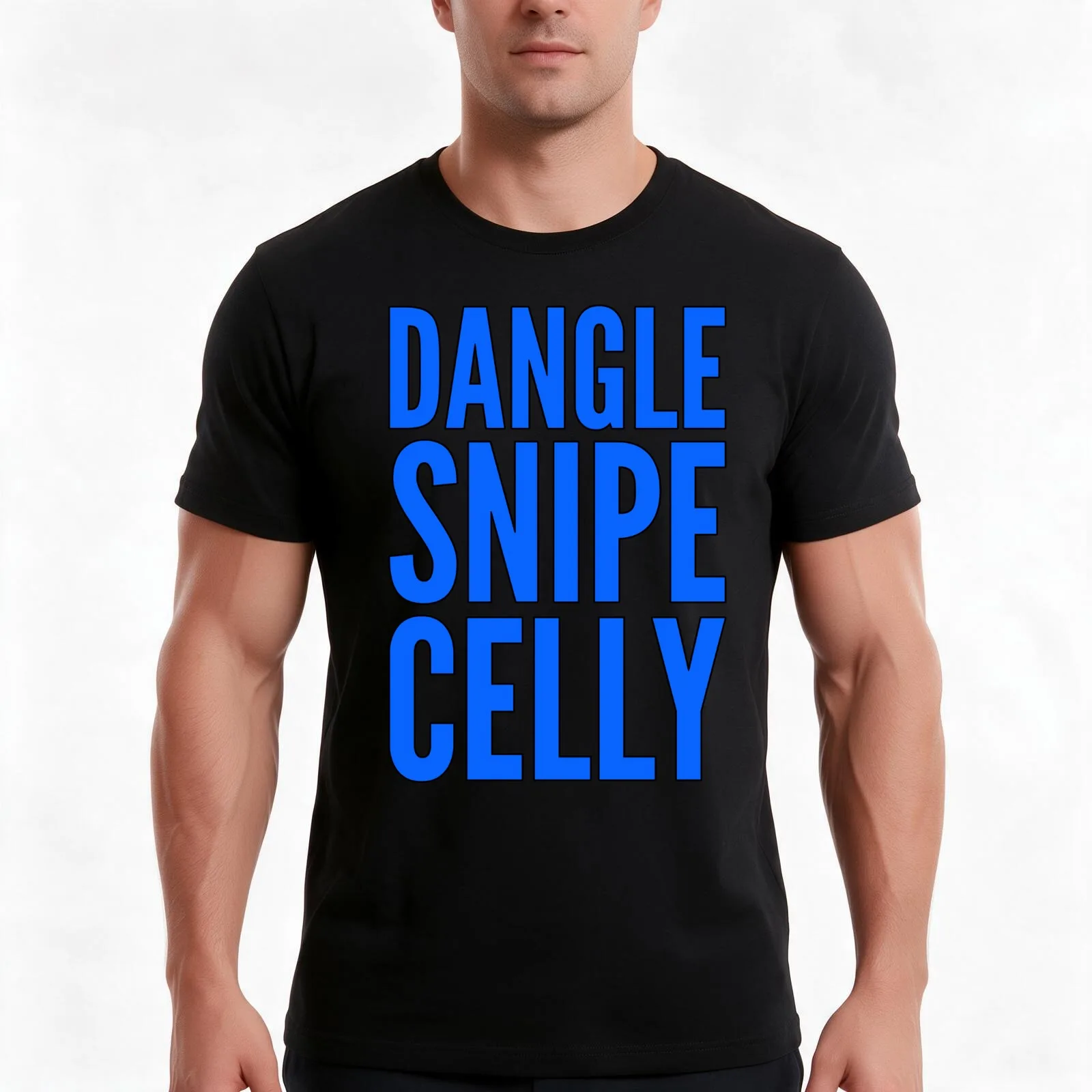 DANGLE SNIPE CELLY - HOCKEY SLANG/SAYING T-Shirt, Summer Casual Cotton Tee, Oversized Streetwear Tops, Vintage Graphic Print