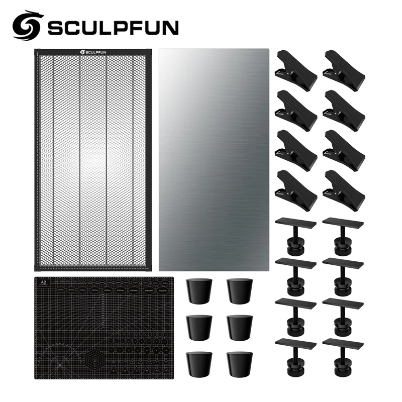 SCULPFUN 400x800mm Laser Cutting Honeycomb Panel H3 Workbench for Desktop Protection for Carving Wood/Leather/Metal/Acrylic