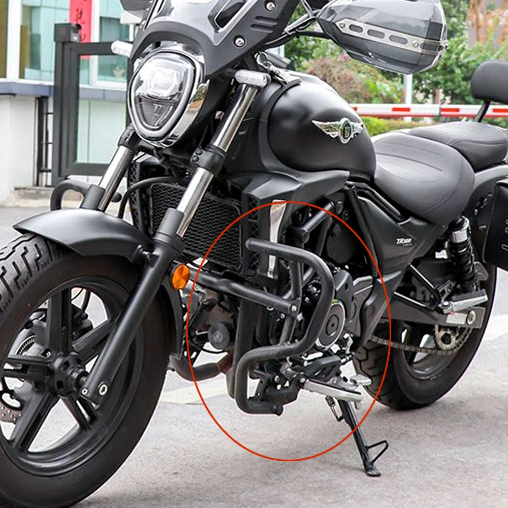 

High quality bumper for Haojue TR300 300TR modified front bumper luggage rack trunk support bumper anti fall protection bar