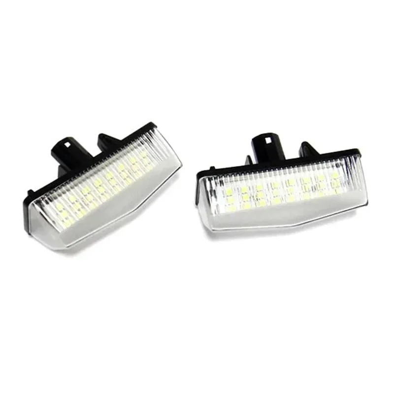 For Lexus CT200h IS300 Sportcorss Toyota C-HR Prius V Venza Matrix RAV4 Scion TC for 2x Canbus LED License Number Plate Light