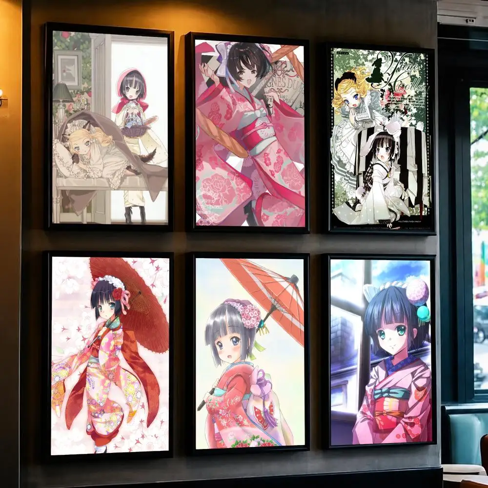 anime C-Croisee Foreign Labyrinth-N Poster Removable Wall Sticker for Home Cafe Bar Office Interior Decor