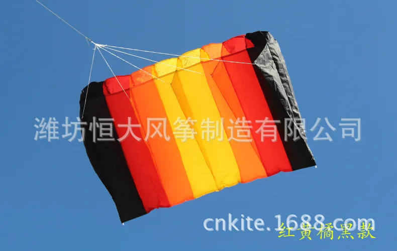 Weifang kite single line soft eight holes parachute parachute pocket kite boneless frame easy to carry good flying kids gift