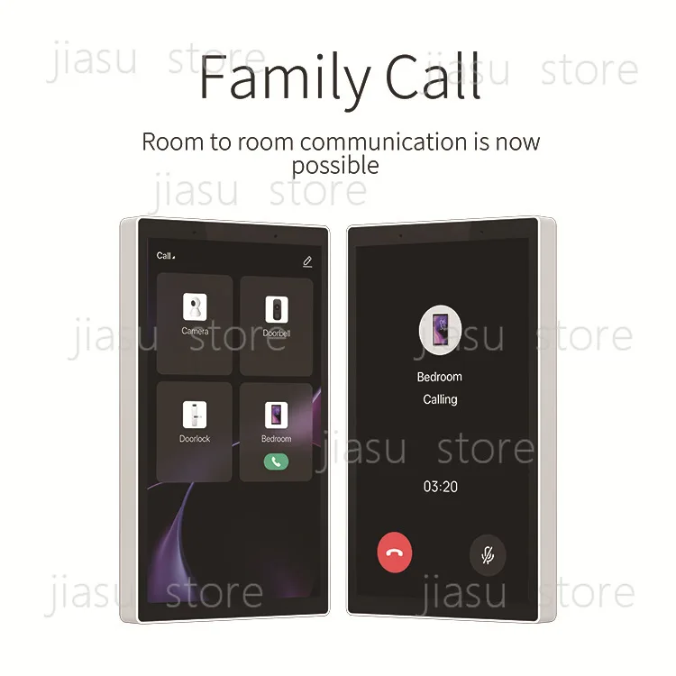 5 Inch WiFi Smart Home Control Panel Linux System Built-in Zigbee Gateway Wireless Touch Control Central Control Screen