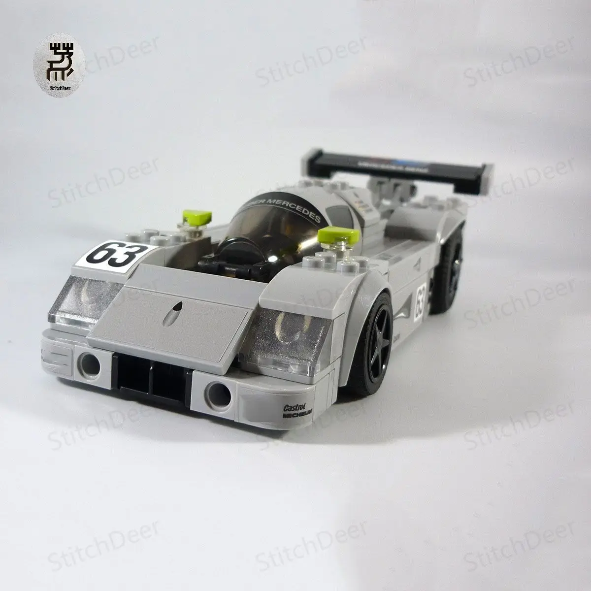 

304PCS DIY Car MOC Sauber C9 1989 Speed Champion Racing Building Blocks Assemble Model Toy Brick Holiday Adults Birthday Gifts