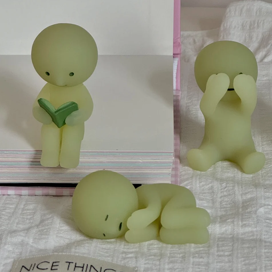 Überraschungsgeschenk Blindbox Actionfiguren Schlafzimmer-Serie Mehrere Puppen Grün Nachtleuchtend Mysteriöse Dekoration Modellspielzeug – Detail 8