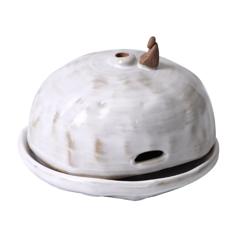 

ceramic plate incense burner line incense burner household indoor offering Buddha sandalwood burner aromatherapy incense road