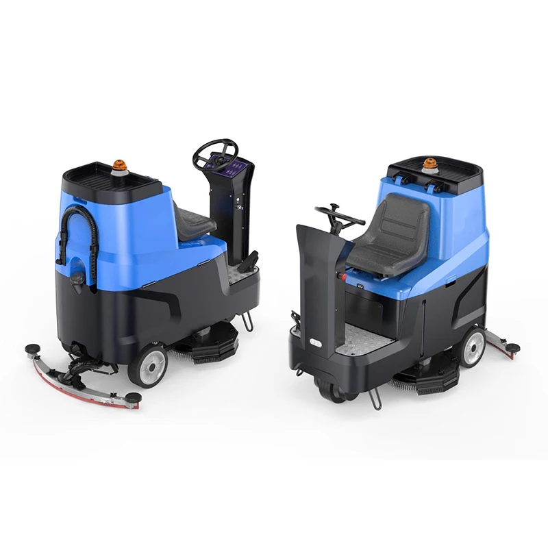 Factory Wholesale Cleaning Equipment OEM/ODM 140L Industry Commercial Ride On Floor Scrubber Drier view 3