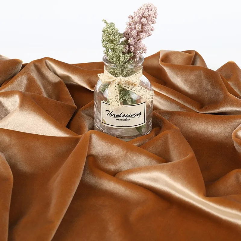 

350G velvet fabric elastic autumn and winter dress clothing home textile