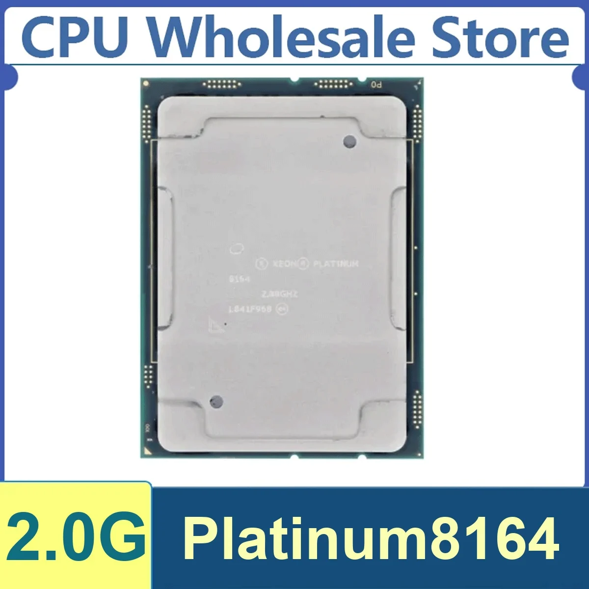 Xeon Platinum8164 26 Kerne 52 Threads 2,00GHz 150W 35,75MB Cache 14nm LGA3647 SR3BB DDR4-2666 MHz Skylake-SP