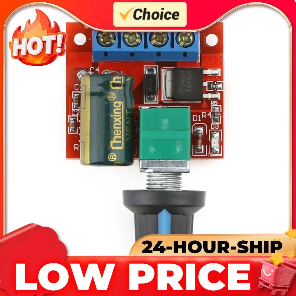 PWM Motor Speed Controller 5A Motor PWM Speed Controller DC 4.5V-35V 90W  Automatic Recovery PWM Adjustable Drive Module