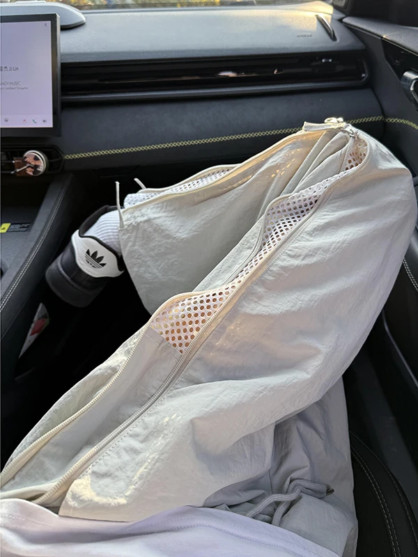 

Мужские повседневные брюки с боковой молнией, дышащие, мягкие, быстросохнущие, свободного прямого кроя, рабочие брюки, удобные, универсальные.