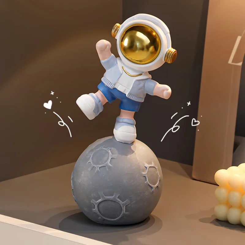 

Originality Astronaut Figurine Miniature Aesthetic Room Vestibule Interior Choice Figurines Action Figure Home Decor Statua FYFM