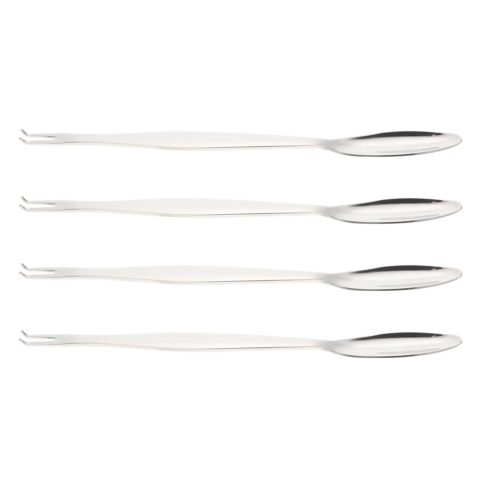 

4Pcs Stainless Crab Forks Seafood Tools Set Lightweight Anti-Skid Crab Eating Gadgets for Home Restaurant Shellfish Peeling