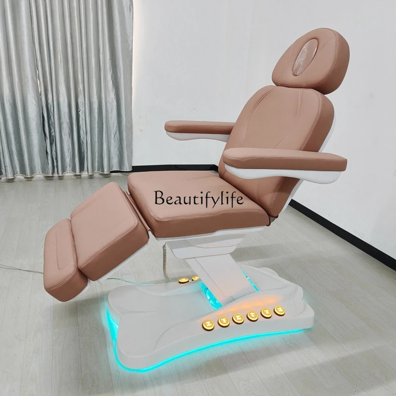 

*New electric beauty bed beauty salon gold base massage bed