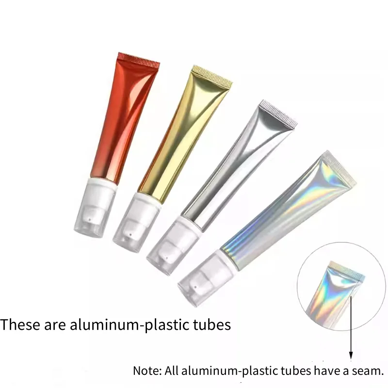 10-100pcs Empty 10g 15g 20g 30g/ml Soft Tube Foundation/sunscreen/Eessence/ Eye Cream/Serum Container Empty Squeeze Tube Travel