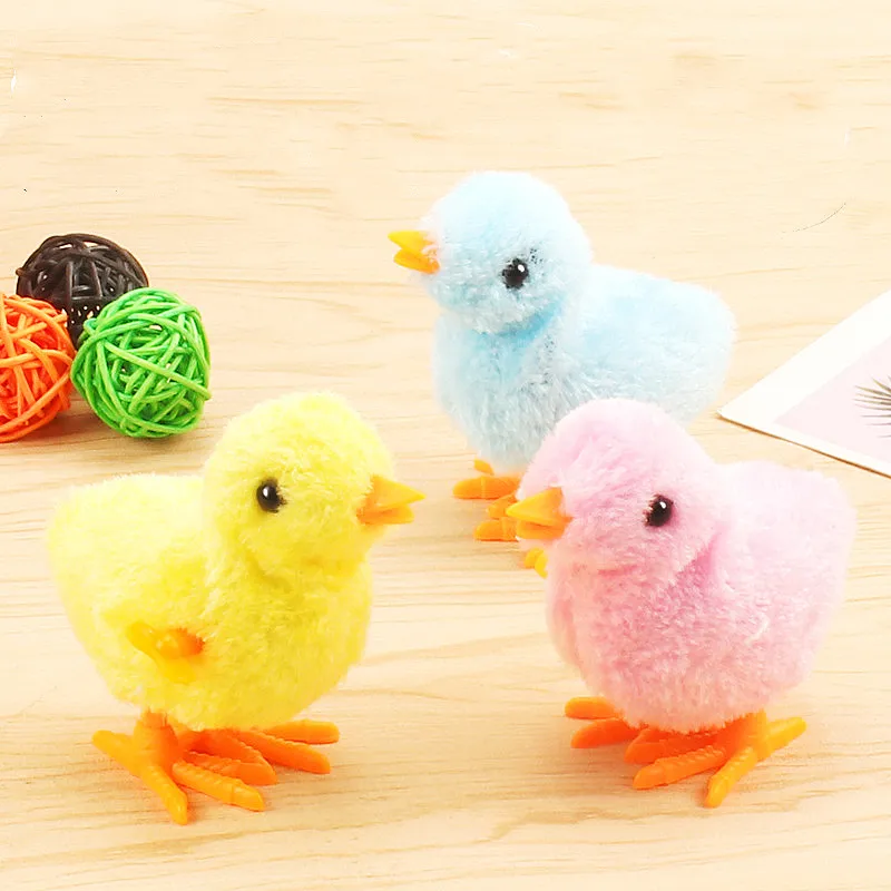 10 Pieces Cute Plush Chain Chick Toys Halloween Gifts, Birthday Party Favor Bags, Pinata Stuffers, Carnival Prizes