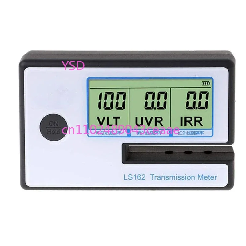 Portable 3 in 1 Window Tint Meter Solar Film Transmission Meter with UV IR Rejection Visible Light Transmittance Meter