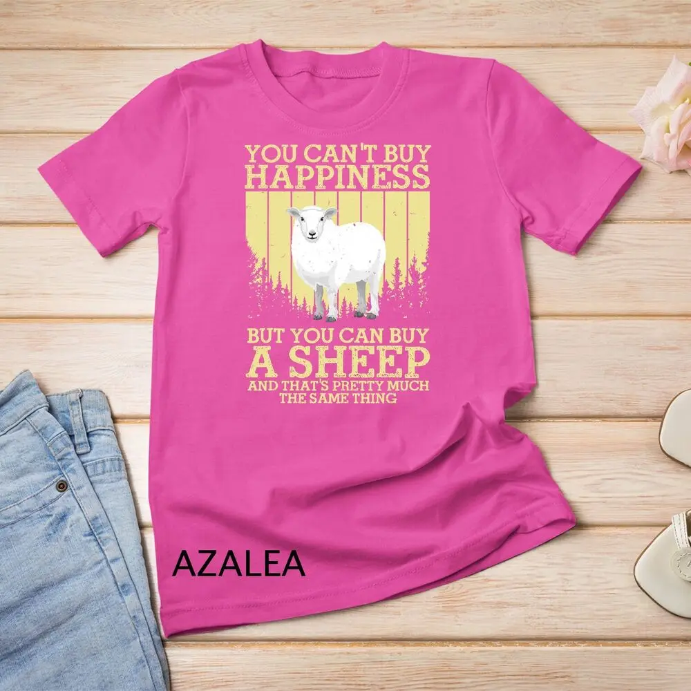 Cute Sheep Design For Men Women Kids Livestock Sheep Lovers Unisex T-shirt