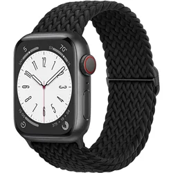 Braided Solo Loop For Apple watch band 44mm 40mm 49mm 46mm 42mm Elastic Nylon bracelet iWatch series 11 10 9 8 se 3 Ultra2 strap