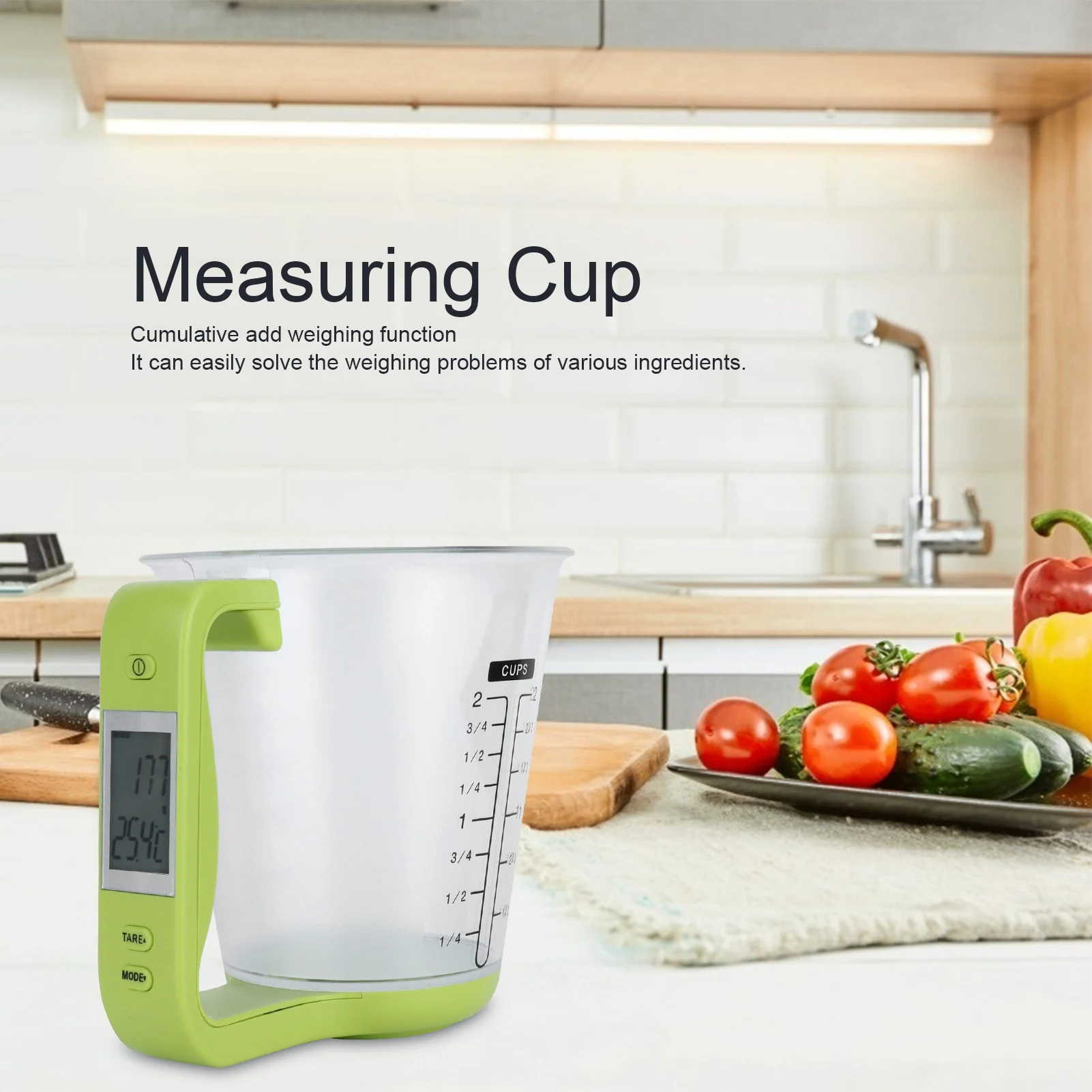 

1PC TY-C01 Electronic LCD Measuring Cup 1000g Capacity 0.1g Accuracy Detachable Automatic Kitchen Scale Kitchen Equipment