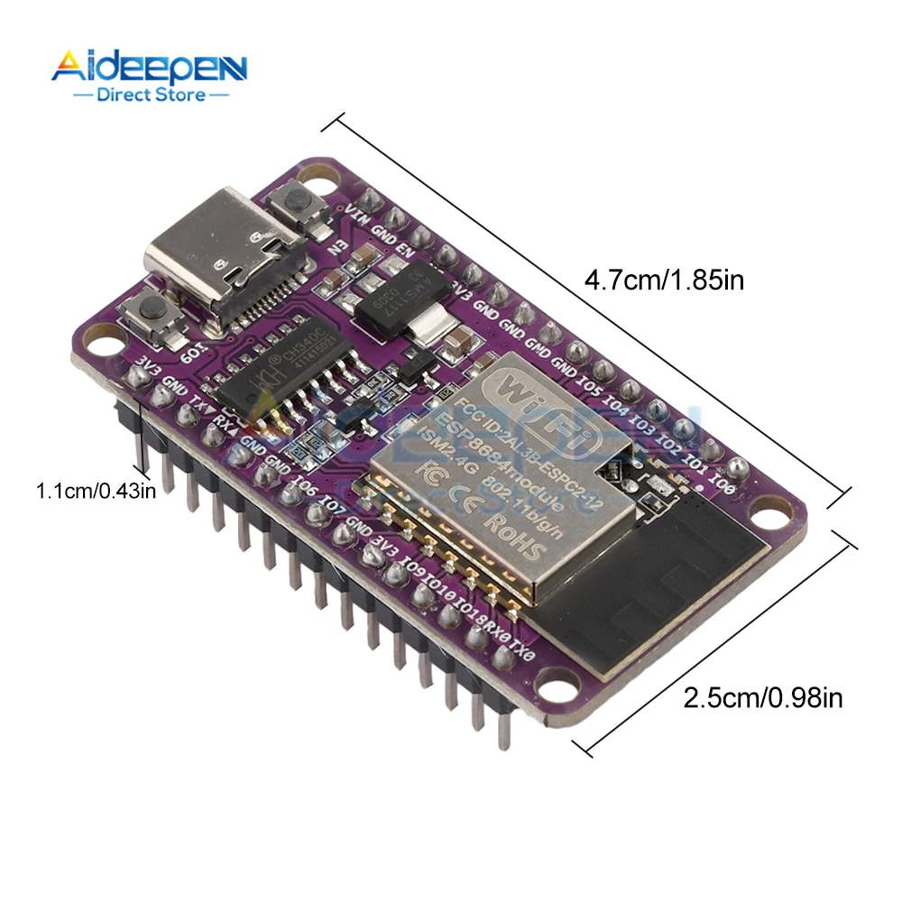 Nodemcu ESP32-C2 Wifi Bluetooth Development Board With ESPC2-12 Wifi Module Compatible With ESP8684 Devkitm-1 For Arduino