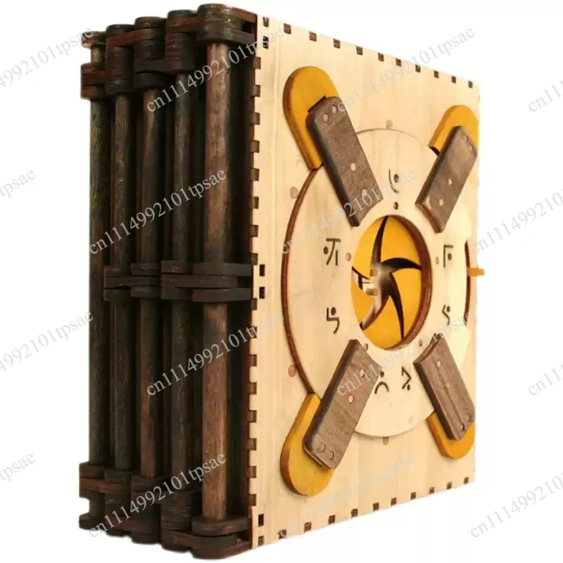Password book puzzle level 10 high difficulty 3D mechanism decryption box