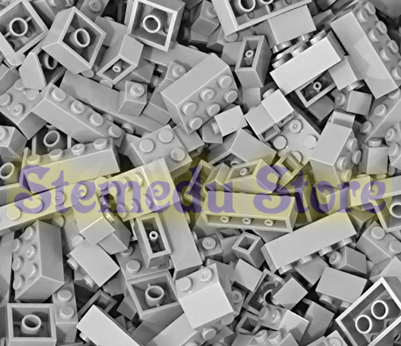 120 Stück Bausteine Bulk Lot Pack sortiert nach Farbe Ziegel Block platte Spielzeug kleine Partikel Bulk-kompatible Legoeds