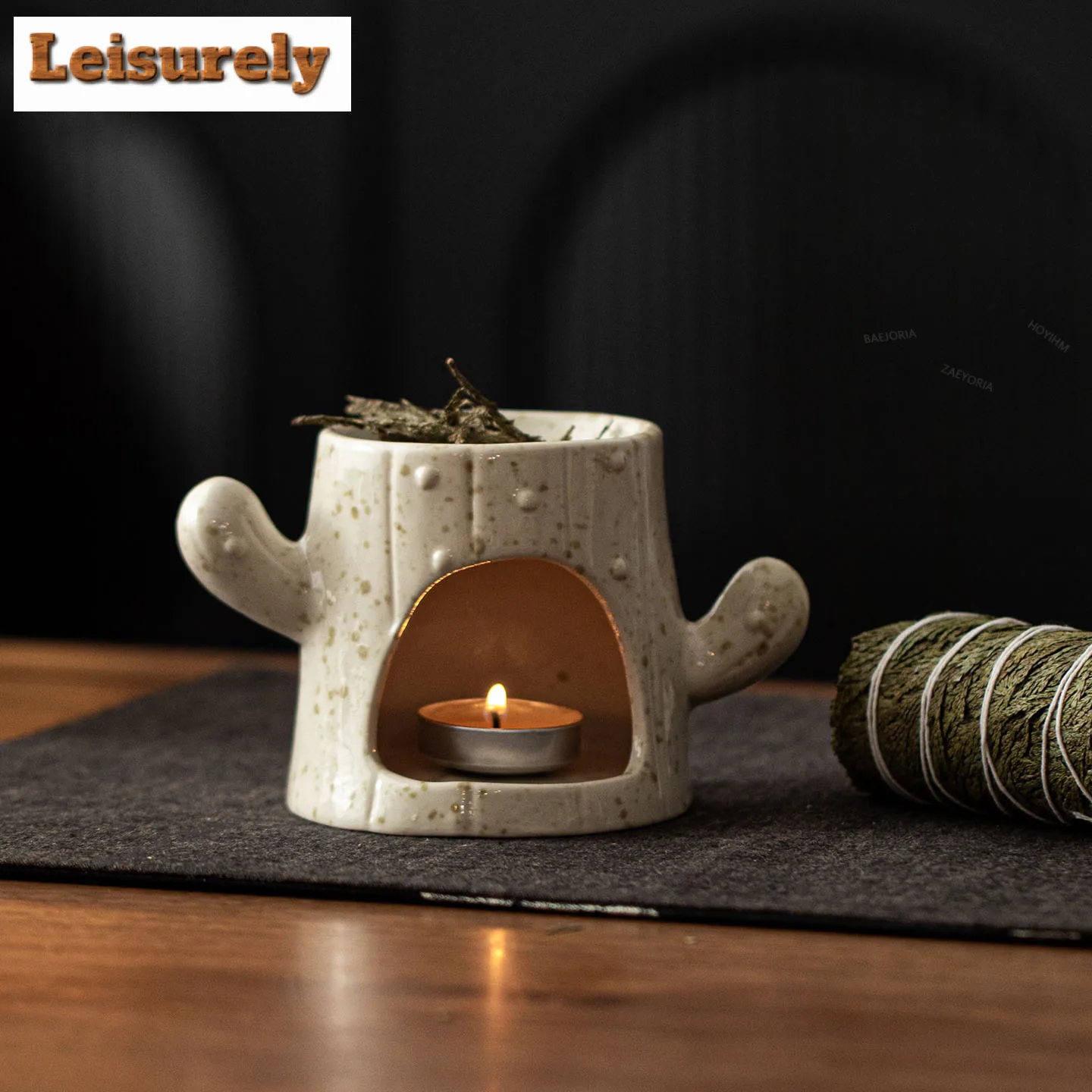 Cactus-shaped Tea Warmer Holder Alcohol Burner Stove Kettle Stand Boiling Water Carbon Furnace Tableware Accessories Ornaments
