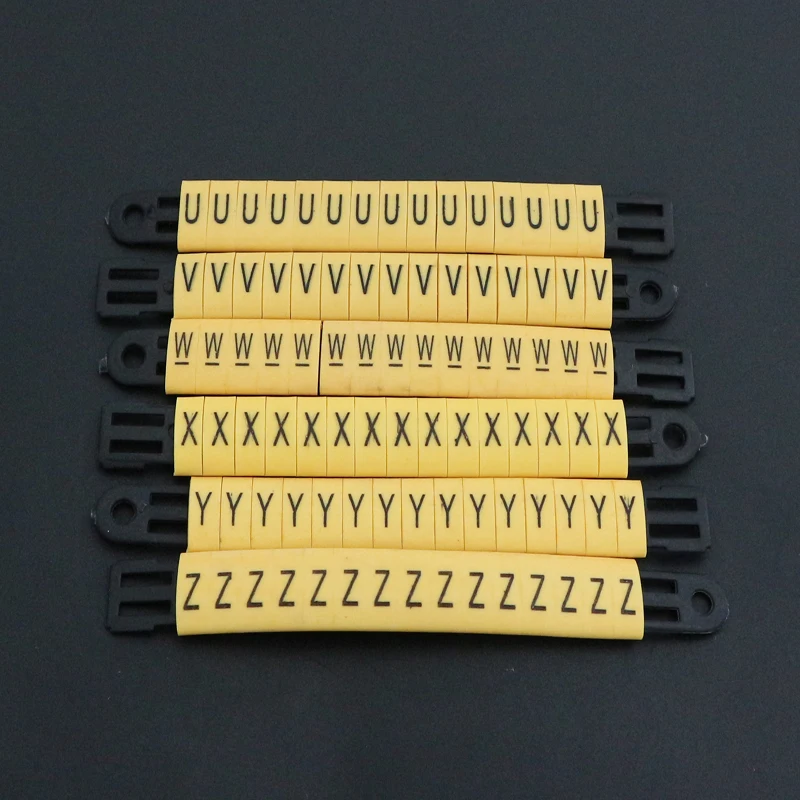 1100/330PCS Cable marker Mark cable tie tags cable number box markers for cables to A to Z numbers 0 to 9 cable marker printer