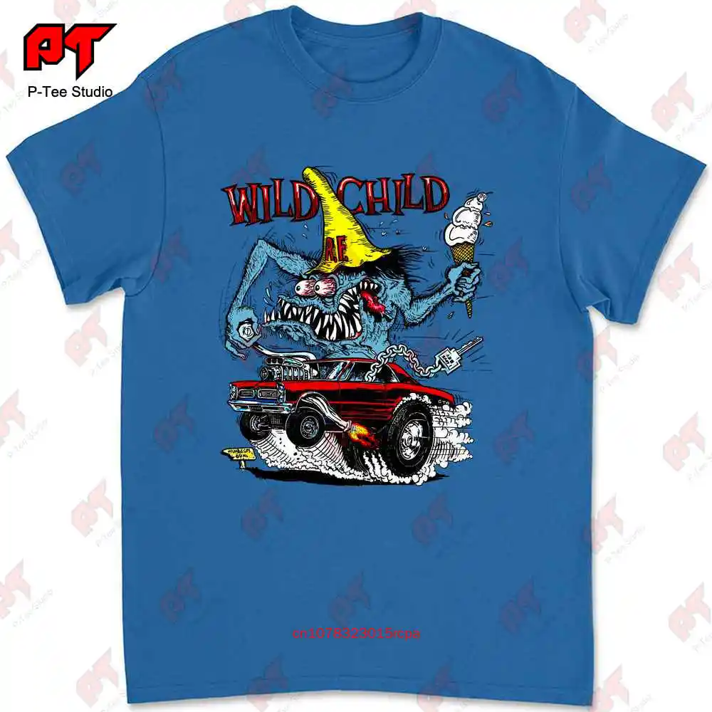 Ed Big Daddy Roth Rat Fink Hot Rod Wild Child T Shirt S 5Xl Us Fanmade Grey KXF6